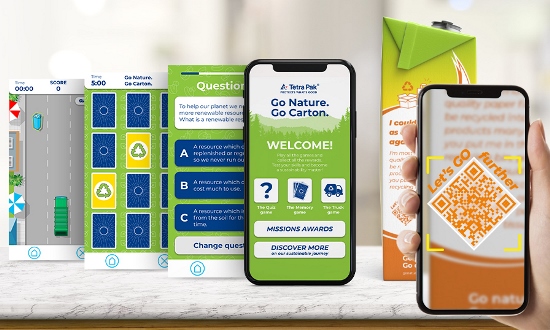 Appetite Creative 為 Tetra Pak 推出永續主題連網包裝體驗