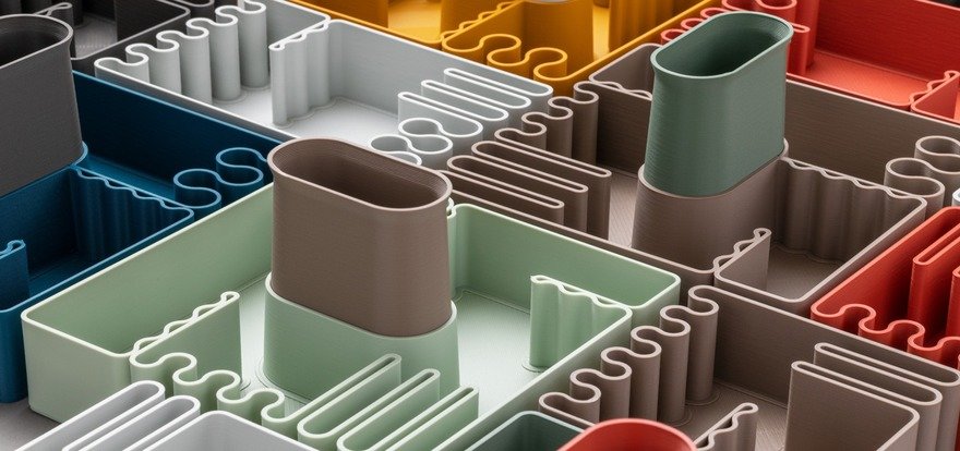 可持續、閉環 3D 列印可回收桌面收納