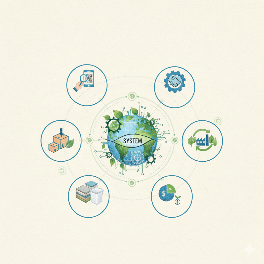 超越可回收性思維：包裝永續的整體方法