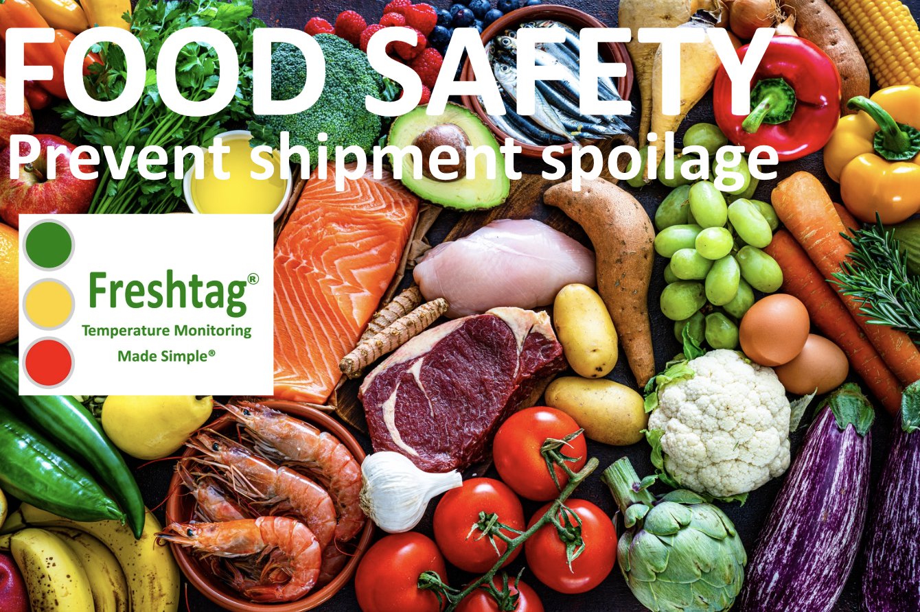 Vitsab® 推出 Freshtag® 時間–溫度監測裝置，確保食品在運輸過程中的品質與安全