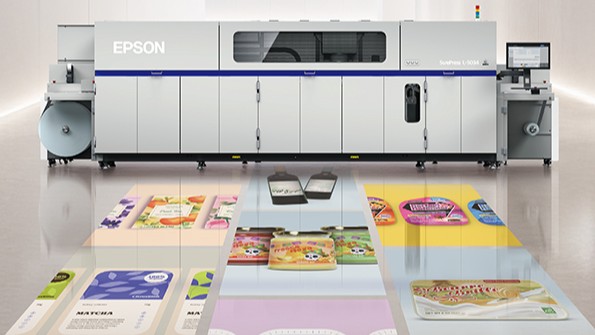 【全新上市】EPSON SurePress L-5034 高速廣色域 AQ 水性數位噴墨印刷機